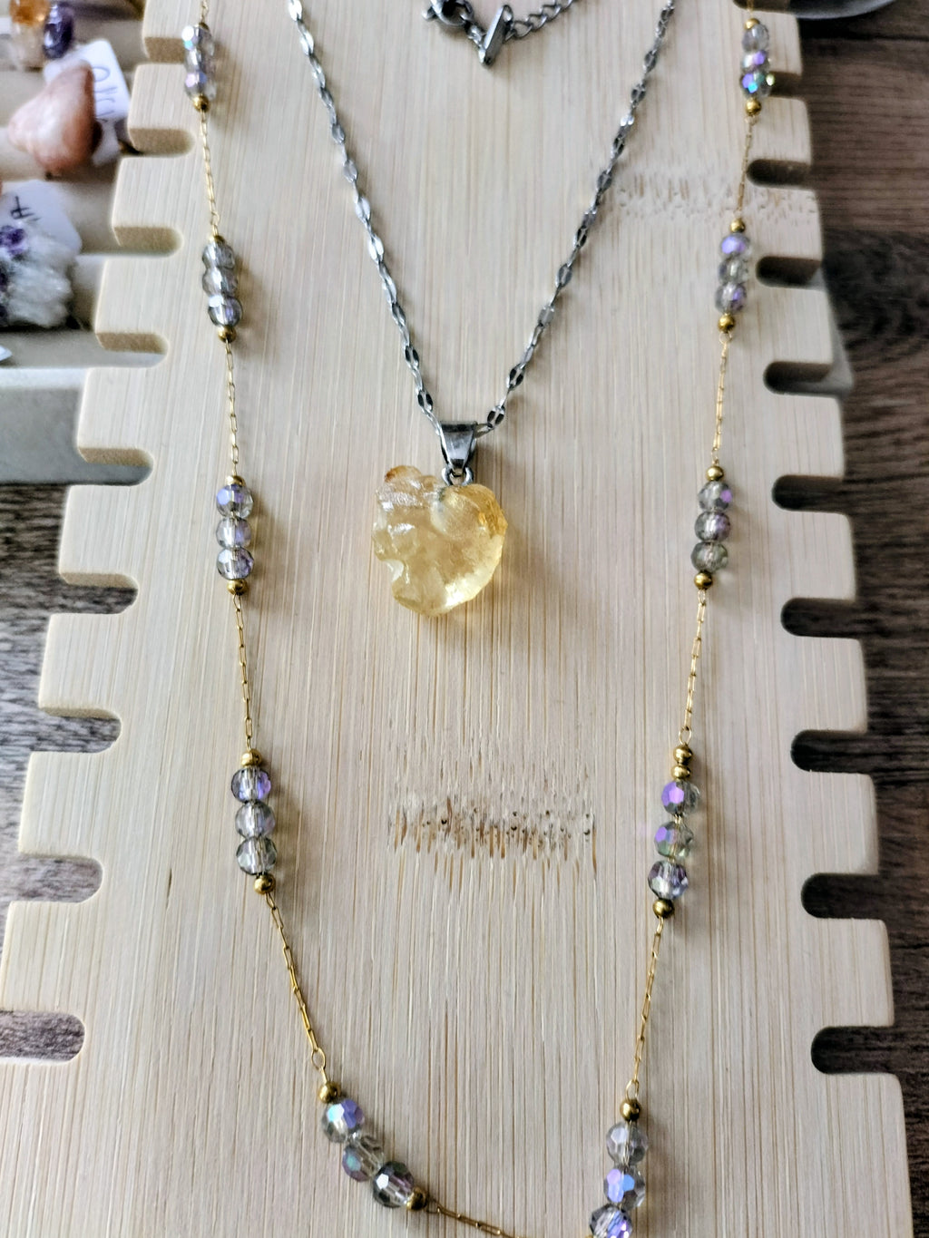 Collier à double chaîne