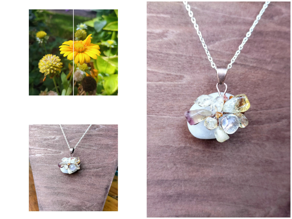 Collier fleur de lune