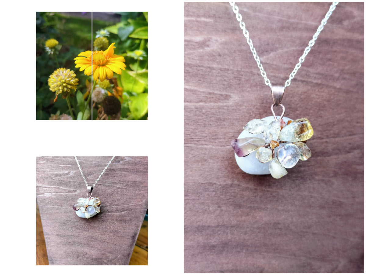 Collier fleur de lune