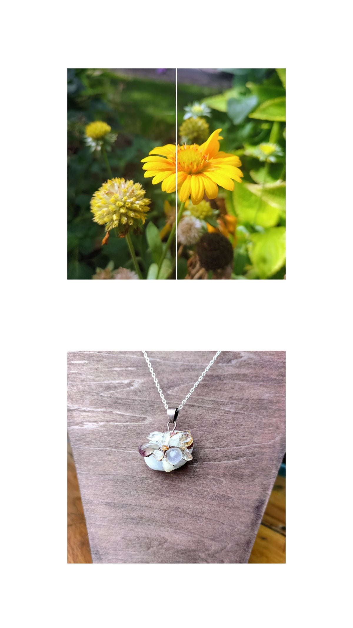 Collier fleur de lune