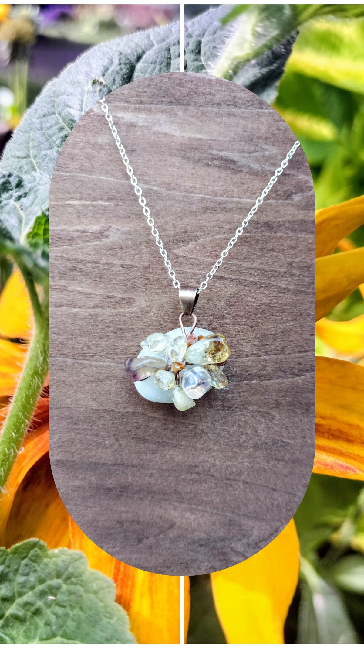 Collier fleur de lune