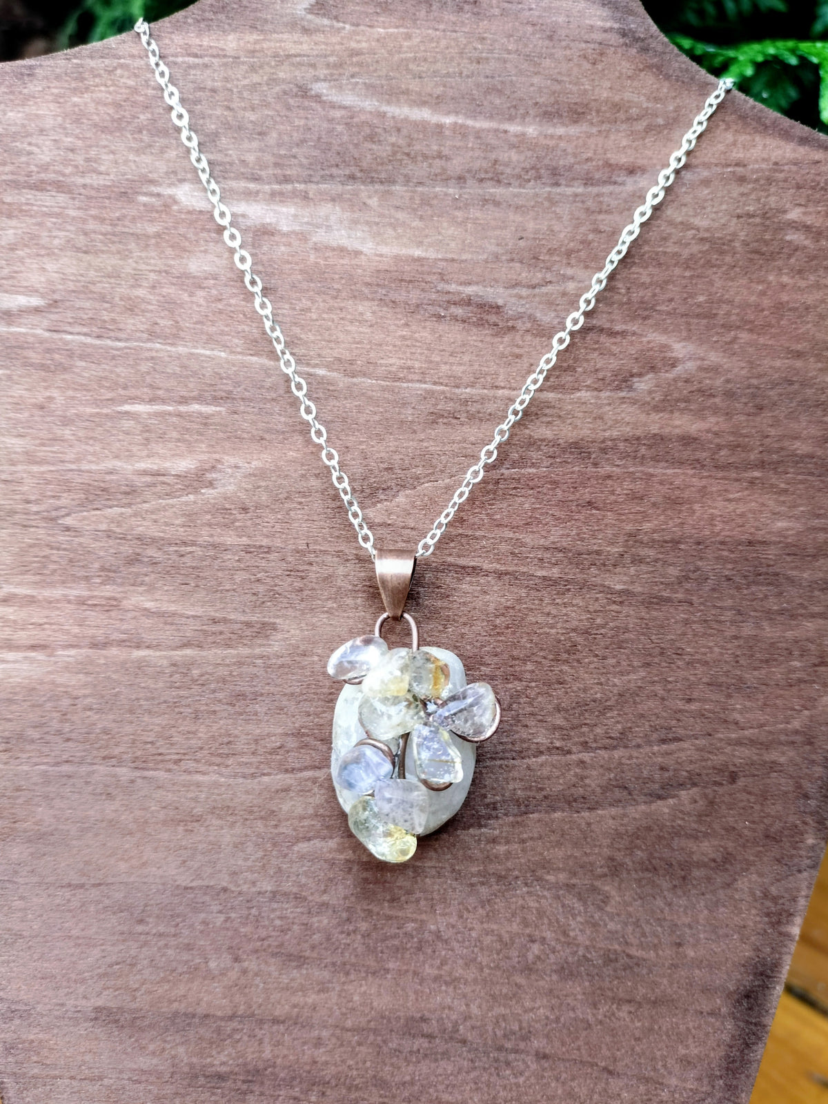Collier fleur d'âme
