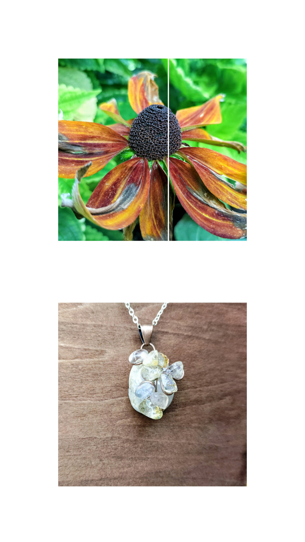 Collier fleur d'âme