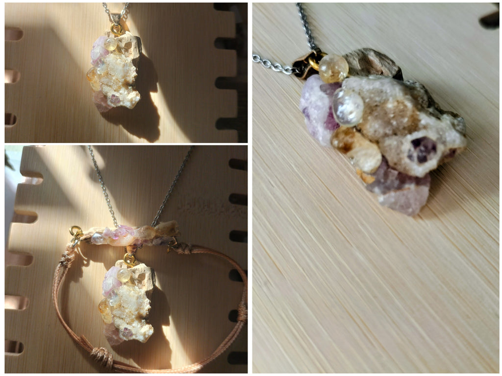 Collier et bracelet chamane