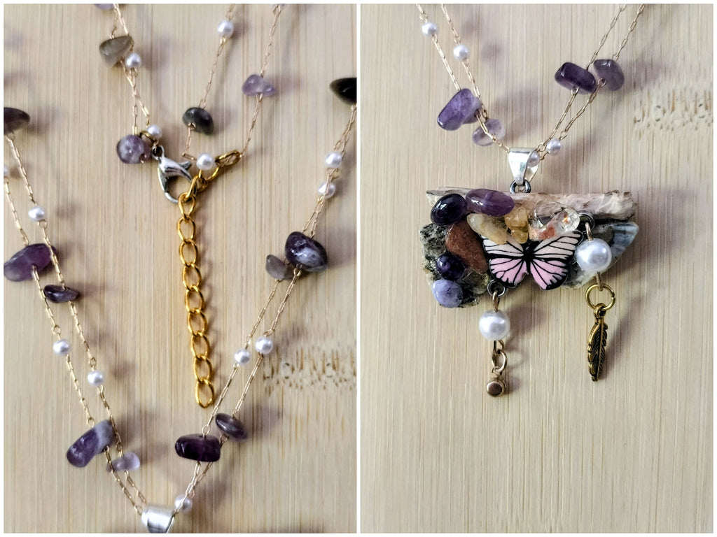 Collier papillon
