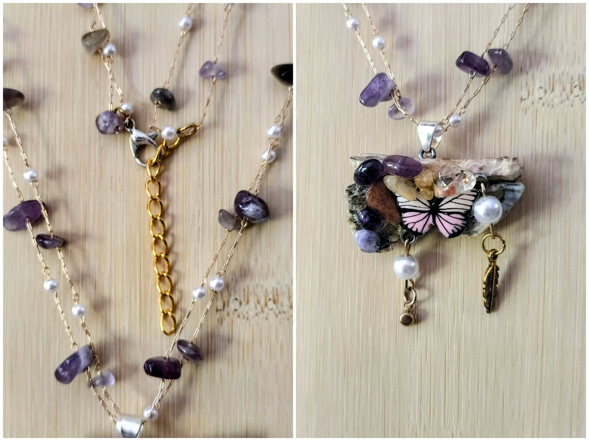 Collier papillon