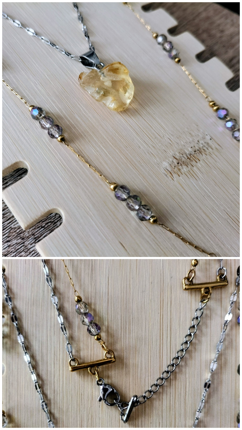 Collier à double chaîne