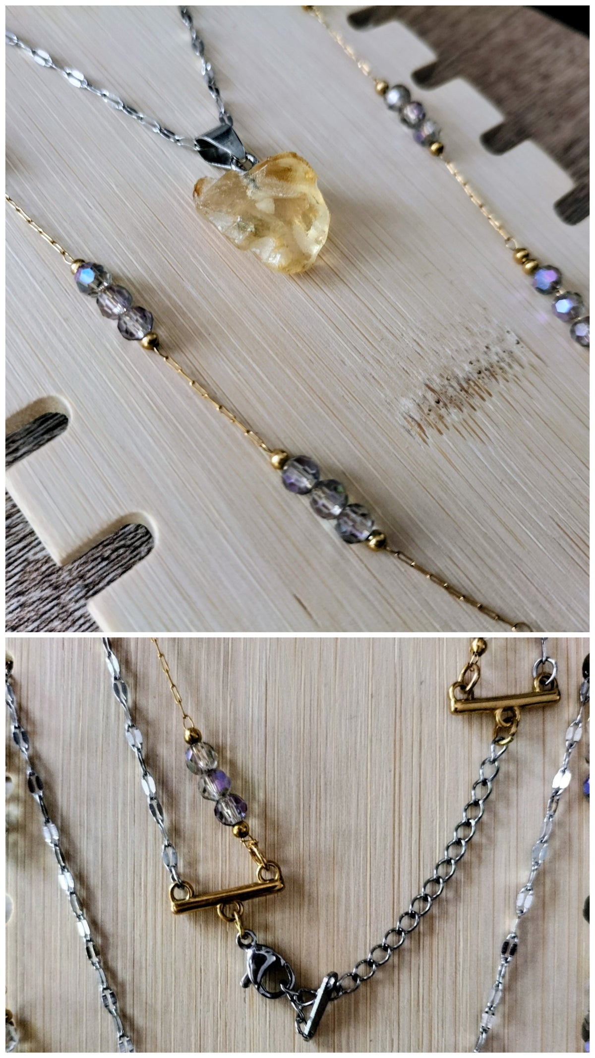 Collier à double chaîne