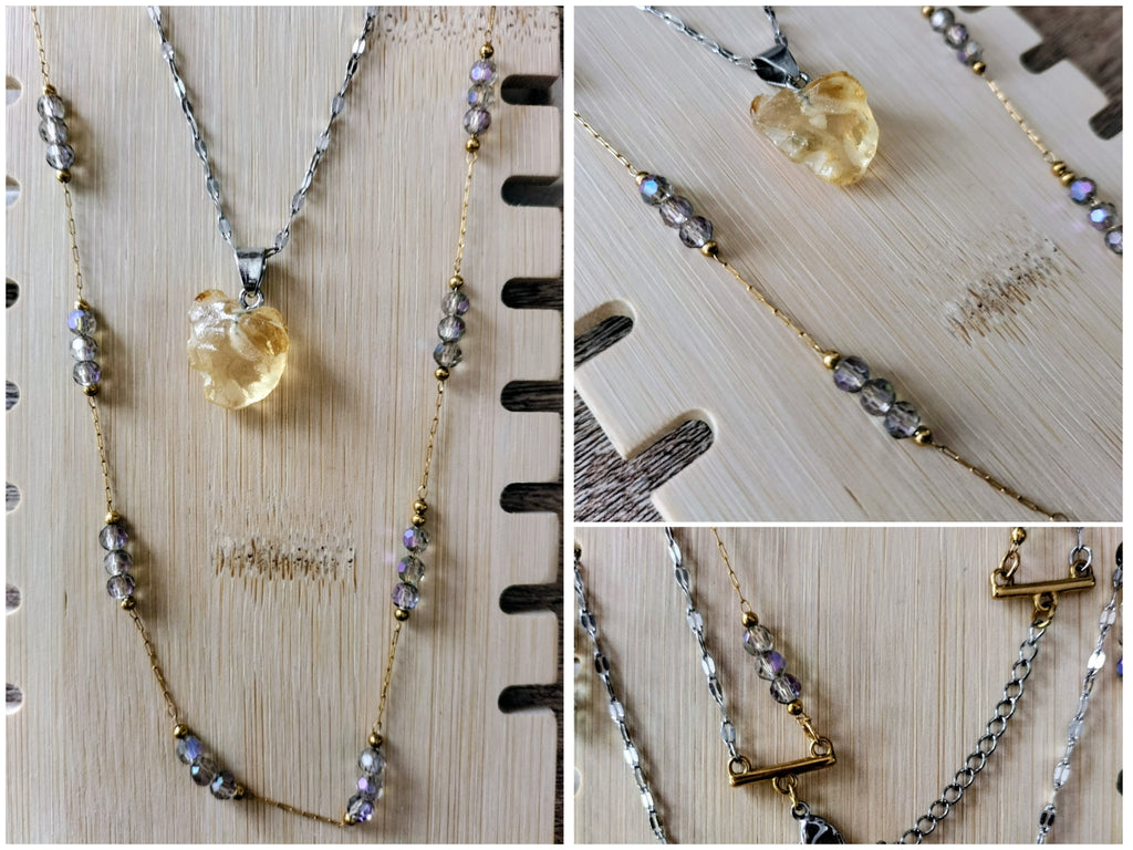 Collier à double chaîne