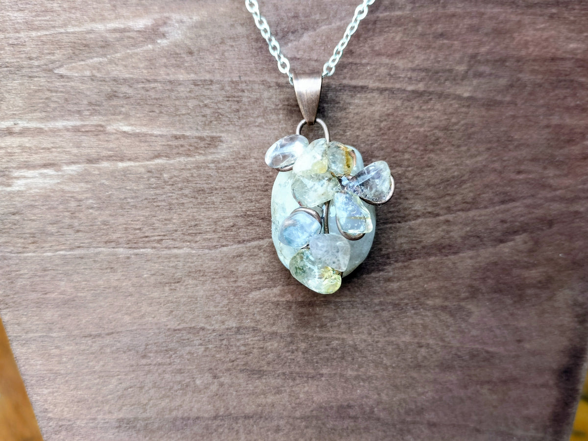 Collier fleur d'âme