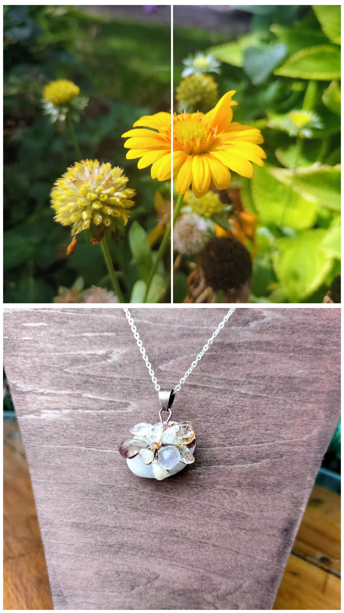 Collier fleur de lune