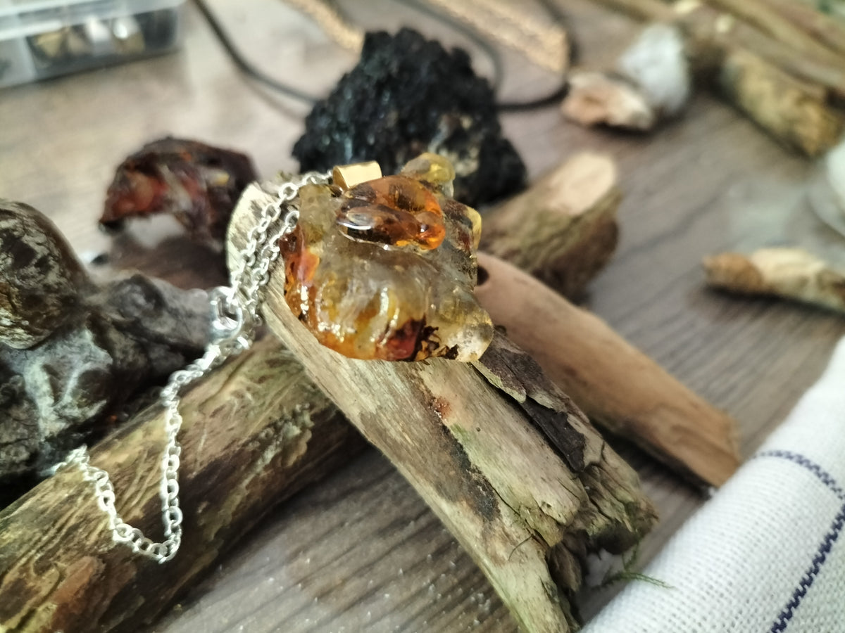Collier ambre